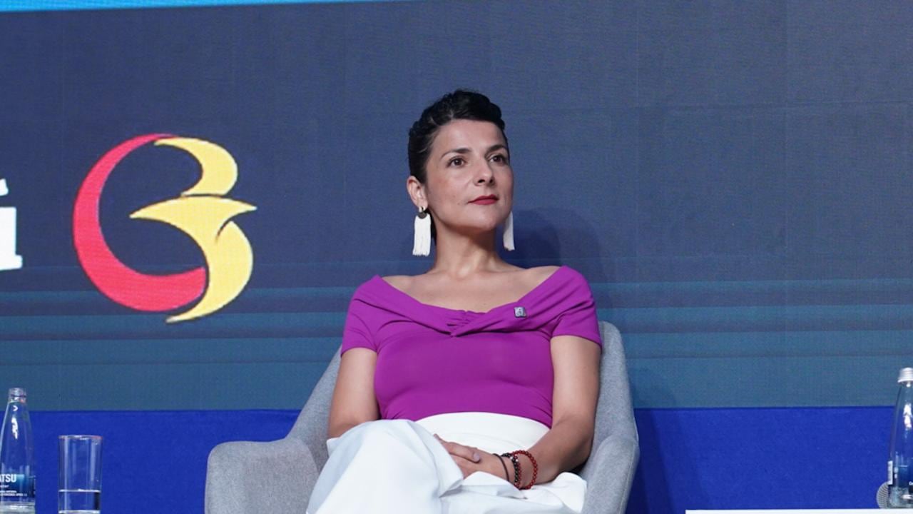 Irene Vélez, directora de la Anla, en la Convención Bancaria